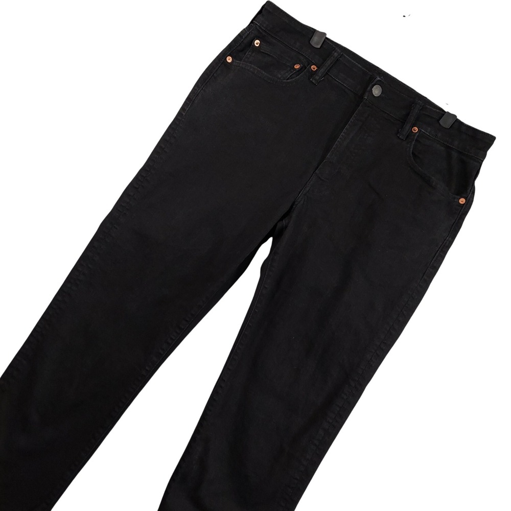 American Eagle Jeans Mens 34x32 (Fits 34x31) Black Airflex+ Slim Straight Denim